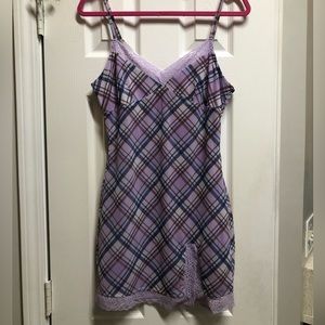 Forever 21 Plaid Mini Dress Size Medium